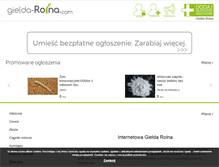 Tablet Screenshot of gielda-rolna.com